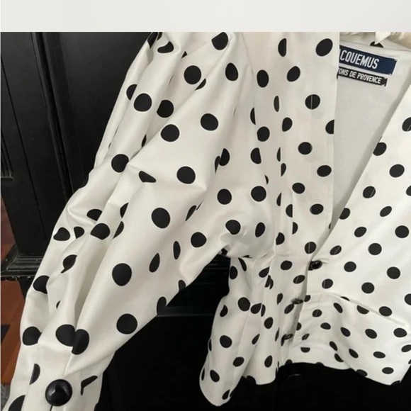 JACQUEMUS Polka Dot Blouse Size FR 36 US 4
